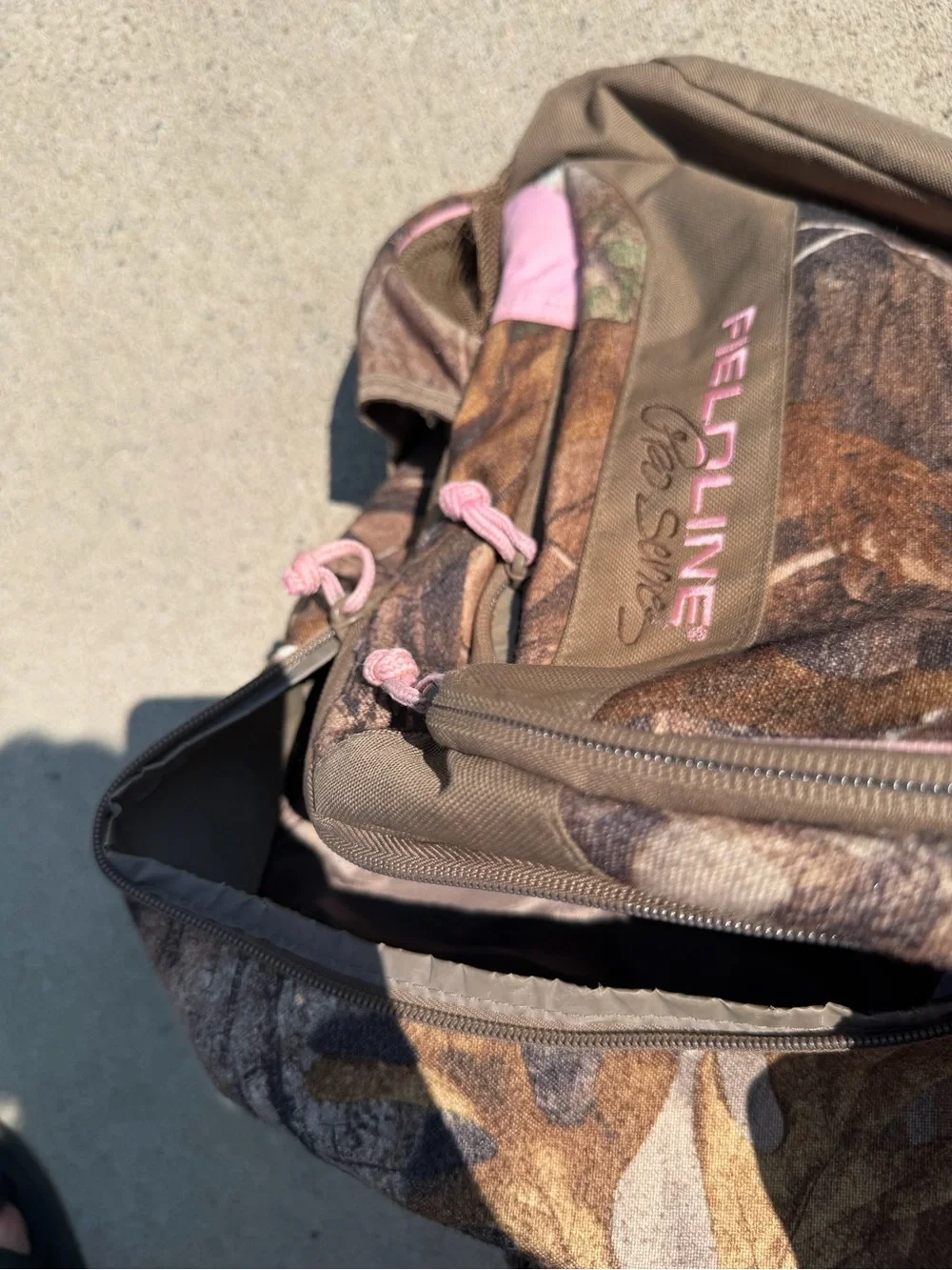 FieldLine Pink Camo Kids Backpack